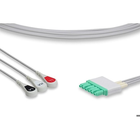 Replacement For Draeger, Multimed Plus Ecg Leadwires